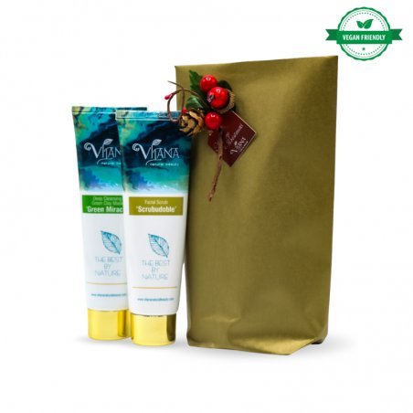 Gentle Balance – Face Scrub & Clay Mask Gift Set – Vilana