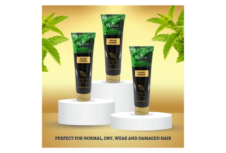 Natural Mint Hair Conditioner with Shea Butter – Vilana