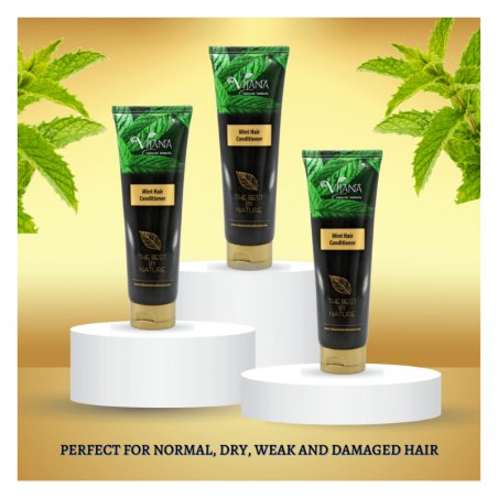 Natural Mint Hair Conditioner with Shea Butter – Vilana
