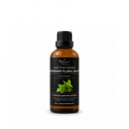 Peppermint Floral Water – Natural Face Toner – Vilana