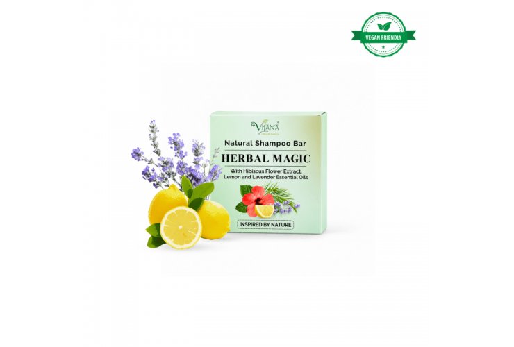 Herbal Magic – natūralus žolelių kietasis šampūnas – Vilana