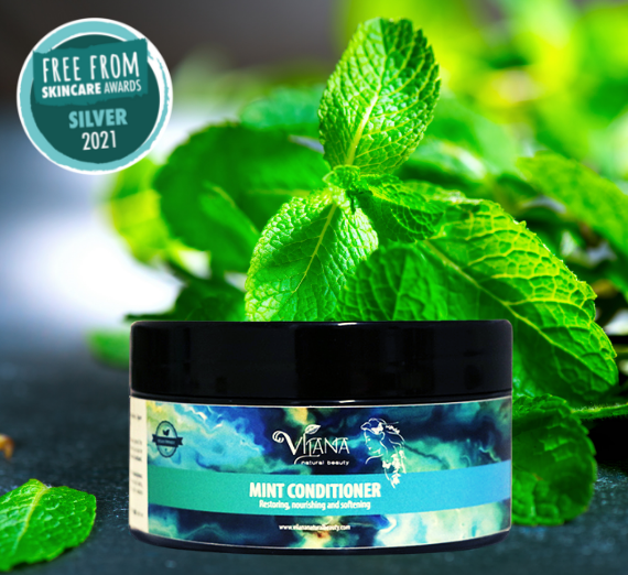 Silver Medal Winner - Vegan Mint Conditioner scoops prize at Free From Skincare Awards 2021!
